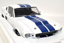 KK 1/12 Shelby GT500 Eleanor Mustang 1967 White / Blue Diecast Scale Model Car
