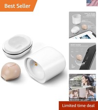 Invisible Mini Earbuds - Discreet In-Ear Wireless Earphones with Charging Case