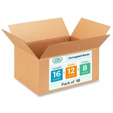 Medium Shipping  Moving Boxes 16x12x8 inches 10-Pack - Extra Strength 200 ...