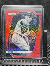 Whitey Ford  2025 Prizm Red Power Prizm #41/99 - #40 Yankees