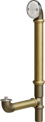 PROFLO PFWO101 Chrome Universal Tub Drain/Waste - Fits Most Tubs 14" - 16"H - Picture 1 of 2