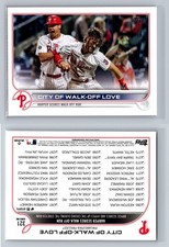 2022 Topps #321 City of Walk-Off Love