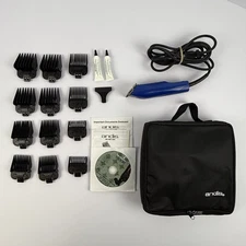 Blue Andis MBG2 EasyClip Pro Pet Grooming Clippers W/#10 Blade & 12 Guards Oil