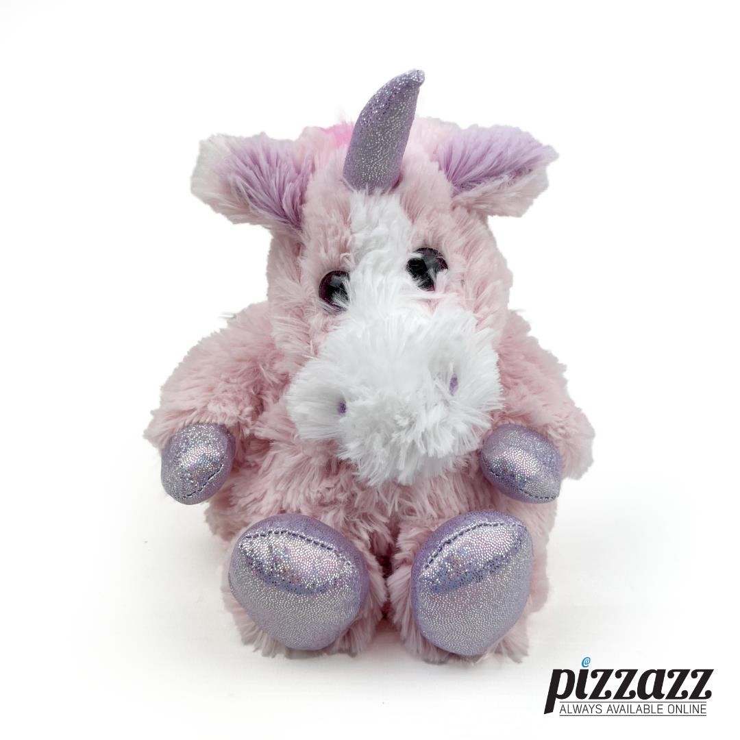 Microwavable Heatable Hot Cold Heat Pack Soft Toy Lavender Junior 9"" Unicorn - Image 2