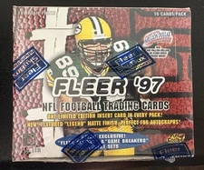 1997 Fleer NFL Retail Box Factory Sealed From Case Mark Chmura Packers Ray Lewis