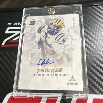 Panini 2019 Luminance Football Devin White Rookie Ink Auto Gold #RI-DWH /149