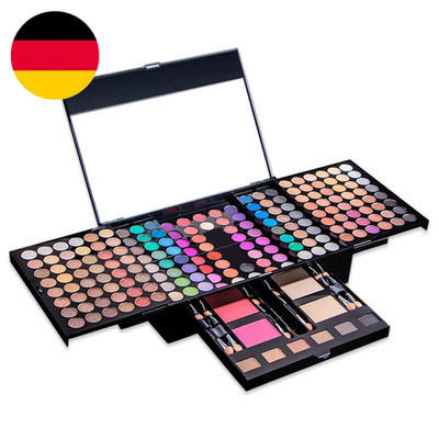 Schminkkoffer Multifunktions Schmink Kosmetik Make-Up Set Mit Lidschatten, Blush