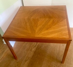 TOFTEN MOBELFABRIKKEN DANISH TEAK WOOD Diamond Pattern Coffee TABLE