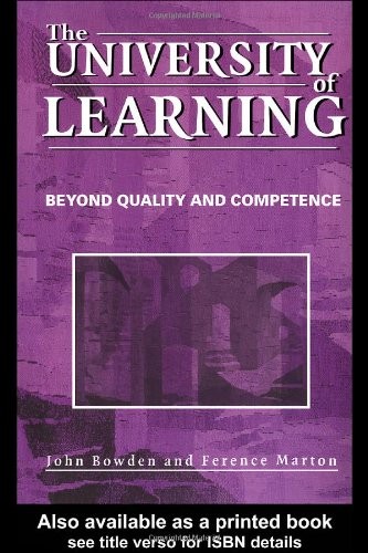 The University of Learning: Beyond Quality and Competence By Jo .9780415334914