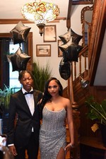 Silver Prom Dress Corset Style with Crystals Size 10 Worn Once Great Condition