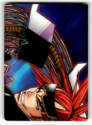 Bleach Renji Abarai 2007 Action Figures Series 2 Toynami Promo Card Insert