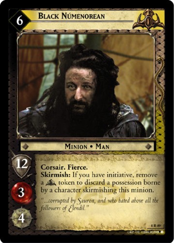 Black Numenorean Mint/Near Mint LOTR: Siege of Gondor