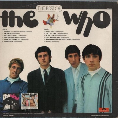 WHO The Best Of 1968 original GERMANY lp rare tracks NO hyphen! | eBay