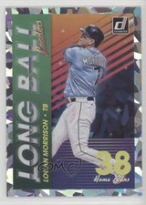 2018 Panini Donruss Long Ball Leaders Crystals Logan Morrison #LBL8 fm0