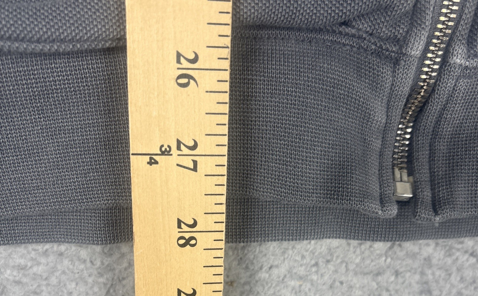 Earnest Sewn x Lacoste Full Zip Hoodie Sweatshirt Mens Size 3 Faded Cotton thumbnail 4