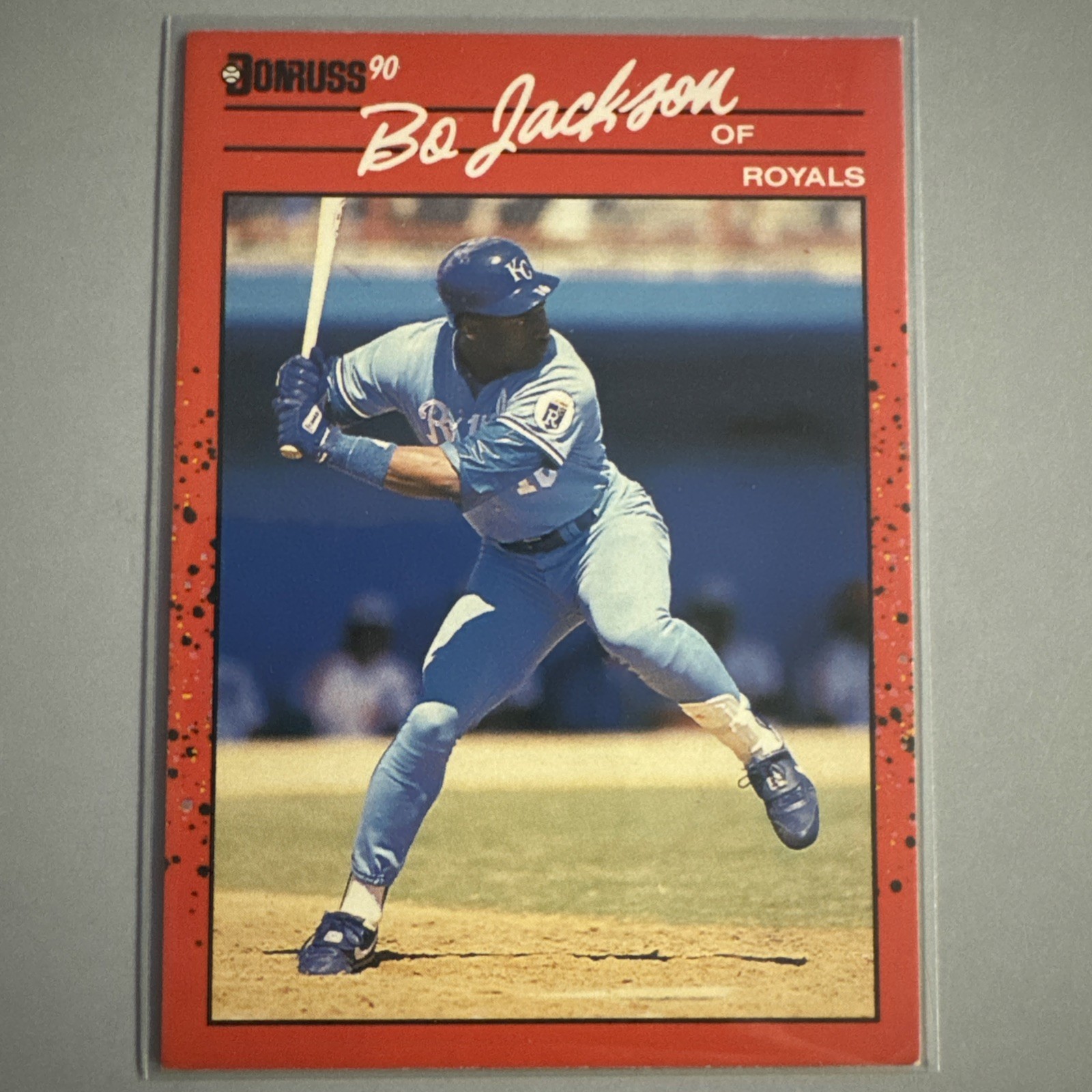 1990 Donruss - Bo Jackson #61 . After Inc in the Copyright on Back