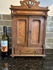 Antique Apprentice Piece Miniature Wardrobe