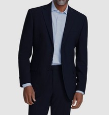 DKNY Men's Blue Nested Modern Fit Sport Coat Suit Jacket Size 38R