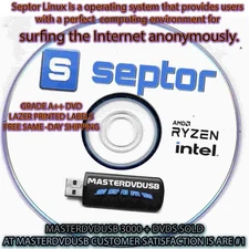 Septor Linux OS DVD | Live & Install | Anonymous Tor Surfing | Latest Version
