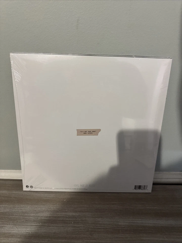 DEMI LOVATO It's Not That Deep Alt Cover LP w/ SIGNED Poster 🆕🎙️ Foto 3 de 3