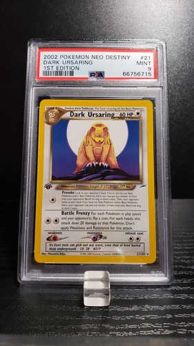 Dark Ursaring (1st Edition) graded PSA 9 for sale on eBay