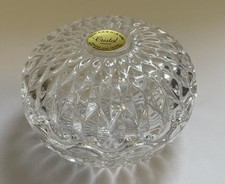 Cristal France Genuine Lead Crystal Lidded Trinket Dish