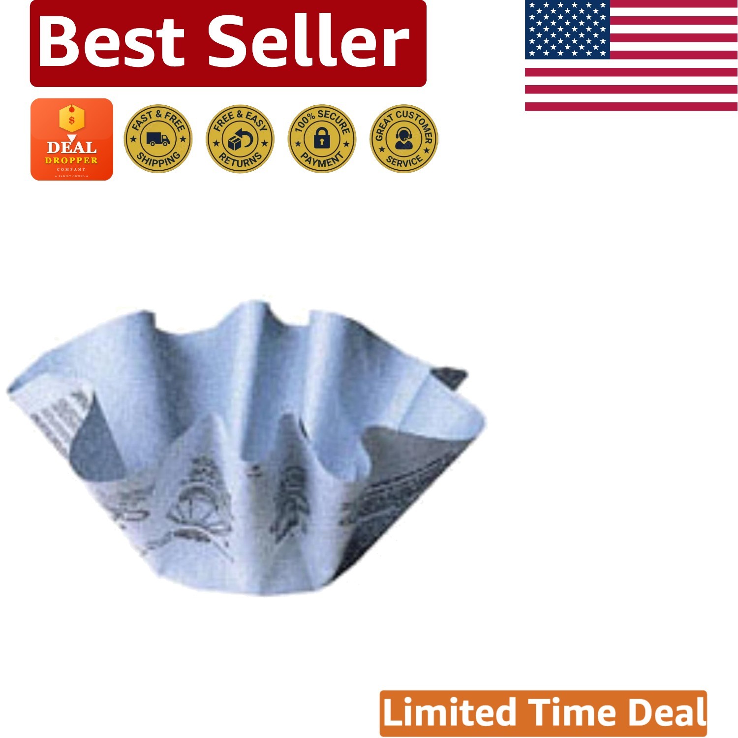 Shop-Vac Reusable Dry Vacuum Filter 3-Pack with Mounting Ring for 5+ Gallons