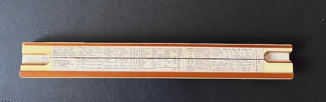 Rechenschieber aus Holz  * 29 cm * Albert Nestler AG No.10 - Bild 2 von 4