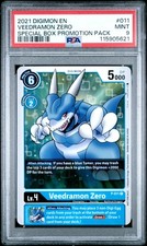 2021 DIGIMON PROMOS SPECIAL BOX PROMOTION PACK #011 VEEDRAMON ZERO PSA 9