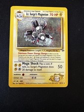 Pokémon TCG Lt. Surge's Magneton Gym Heroes 8/132 Holo Card Unlimited (LP) on eBay