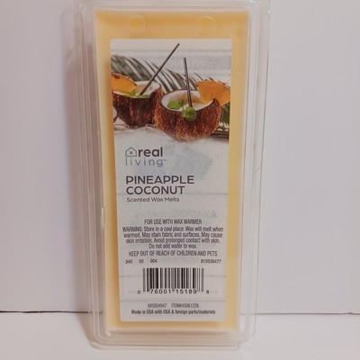 Real Living | Pineapple Coconut | Scented Wax Melt 2.5 oz NEW