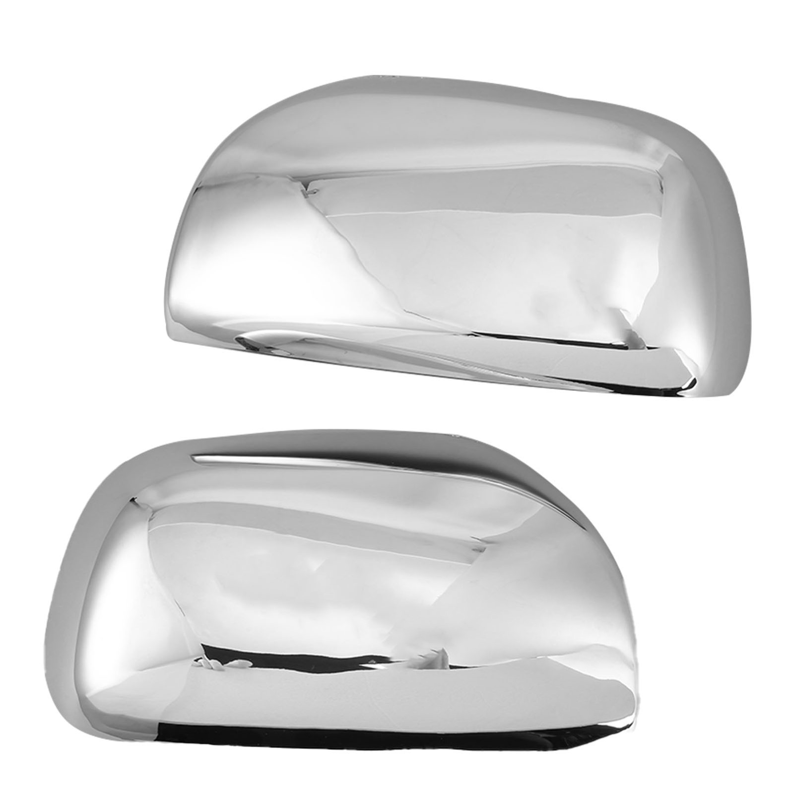 2pcs Rearview Side Mirror Cover Cap ABS Chrome Plated Decoration Fit For 20