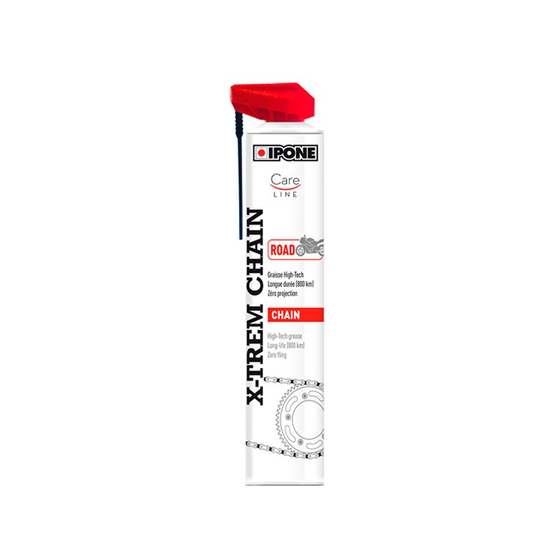 IPONE Graisse Chaîne X-TREM CHAIN ROAD pour moto de route et grand tourisme 750 mL