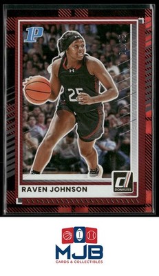 2025-26 Donruss Raven Johnson Plaid #/75 #62 South Carolina Gamecocks
