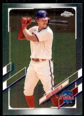 2021 Topps Chrome Rhys Hoskins Philadelphia Phillies #182