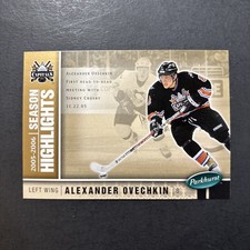 2005-06 Parkhurst  Washington Capitals Checklist Alex Ovechkin #600 Rookie RC