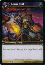 Heavy Play WoW TCG Lesser Heal The Hunt for Illidan World of Warcraft