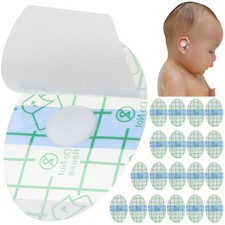 100 Pcs Waterproof Baby Ear Stickers Shower Ear Covers Swimming Kids Protectors