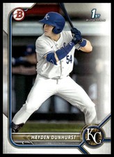 2022 Bowman Draft #BD-44 Hayden Dunhurst