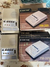 2 Interfoni Benry Phone FM-328 – Wireless FM 4 Canali – Vintage – con box