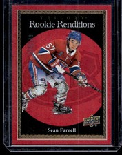 2023-24 Upper Deck Trilogy #RR-8 Sean Farrell Rookie Renditions Red #/799