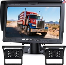 Backup Camera Monitor Kit,7" HD 1080P Monitor,IP69 Waterproof Rearview