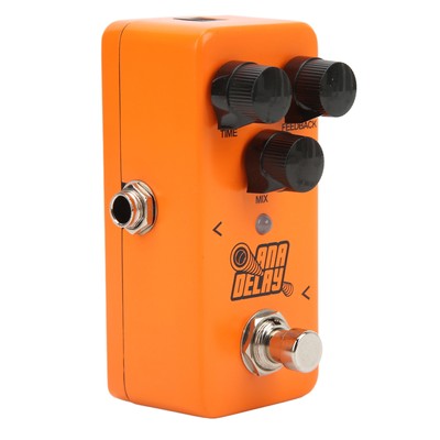 Digital Delay Guitar Effect Monoblock Knob Adjustment Metal Effector Pedal S ADS