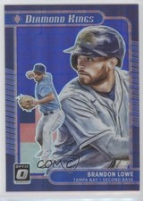 2021 Donruss Optic Diamond Kings Purple Pandora Prizm 76/99 Brandon Lowe #1 uk2