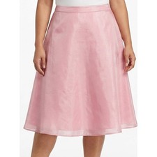 David's Bridal 8552AP Made in USA A-Line Knee Length Skirt Women Size 6