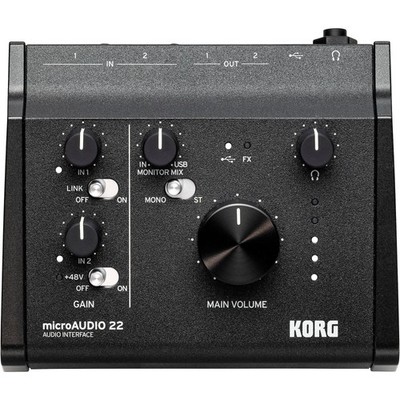 Korg MicroAUDIO 22 2x2 USB-C Audio Interface