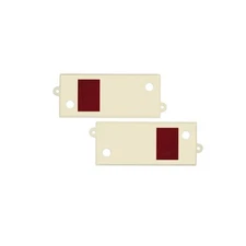 C7ZZ-13731-B Scott Drake 67-68 Deluxe Door Light Lens (Pair)