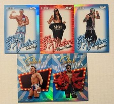 2026 AEW ALLURE- 5 Card Insert Lot /199 Mason Madden- Speedball Mike Bailey RC