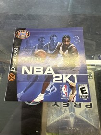 NBA 2K1 (Sega Dreamcast, 2000) Disc + Manual Only- Tested