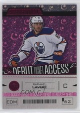 2023-24 Upper Deck Credentials Debut Ticket Access Pink /49 Raphael Lavoie 11w3